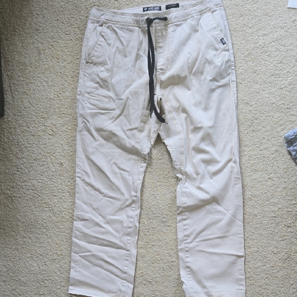 Ecko Unlimited Cream Sweatpants Versatile Joggers
